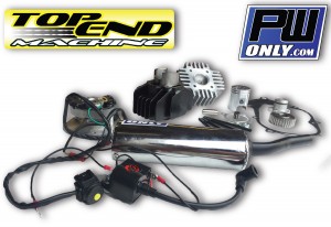 PW50 60 cc Big Bore Engine, muffler, and Ignition Kit