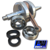 PW 80 Crank Shaft and bearing parts yamaha no seals