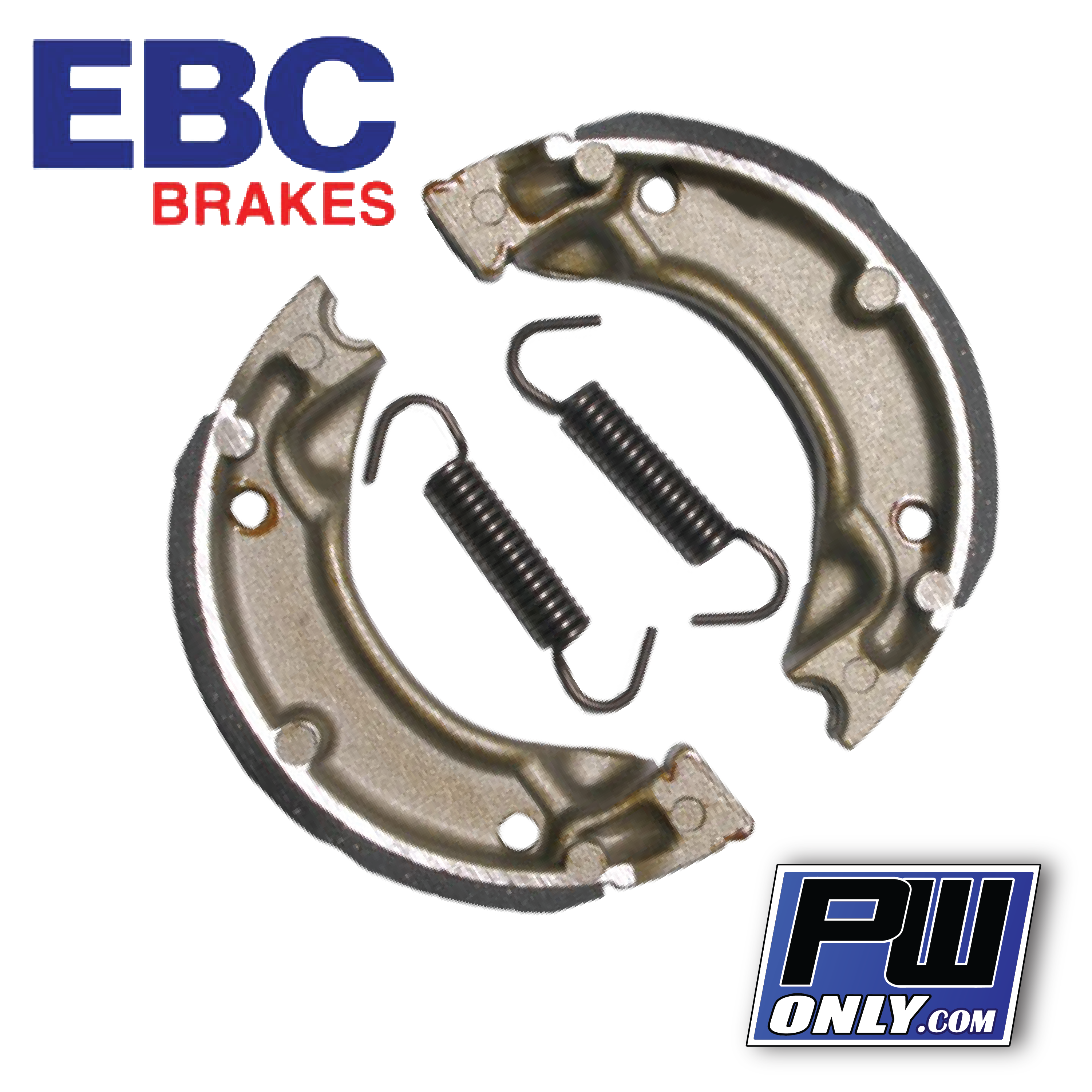 Front Drum Brake Shoe w/Springs for YAMAHA PW 80 Y-Zinger Mini 1983-2010 PW80 
