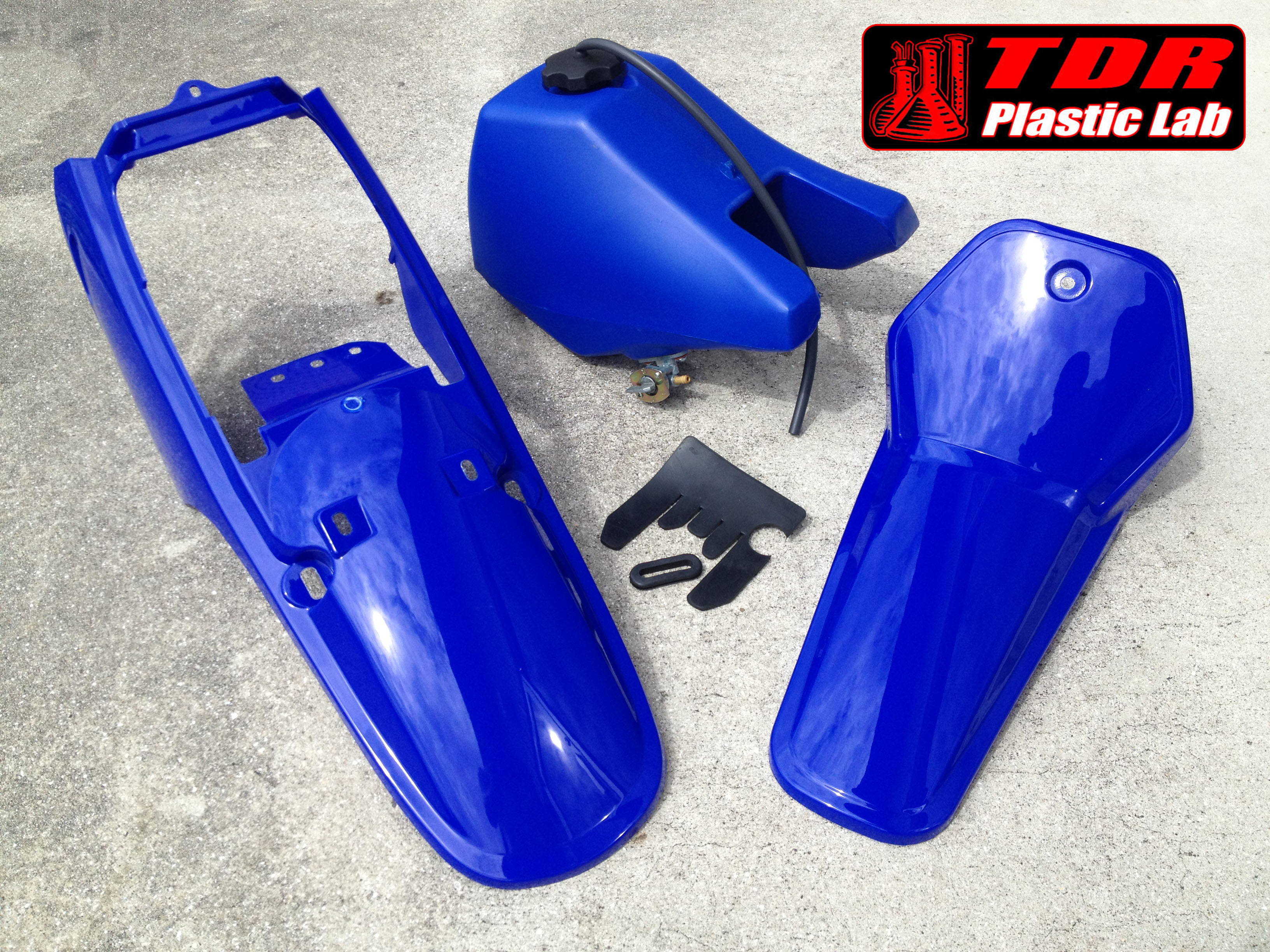 Motodak Yamaha PW80 Plastic Art Kit Blue 