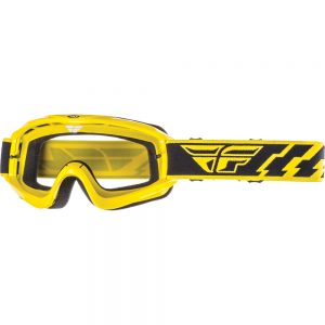yellow fly racing goggles for children