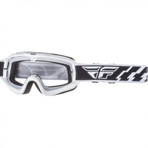 white fly racing goggles for children