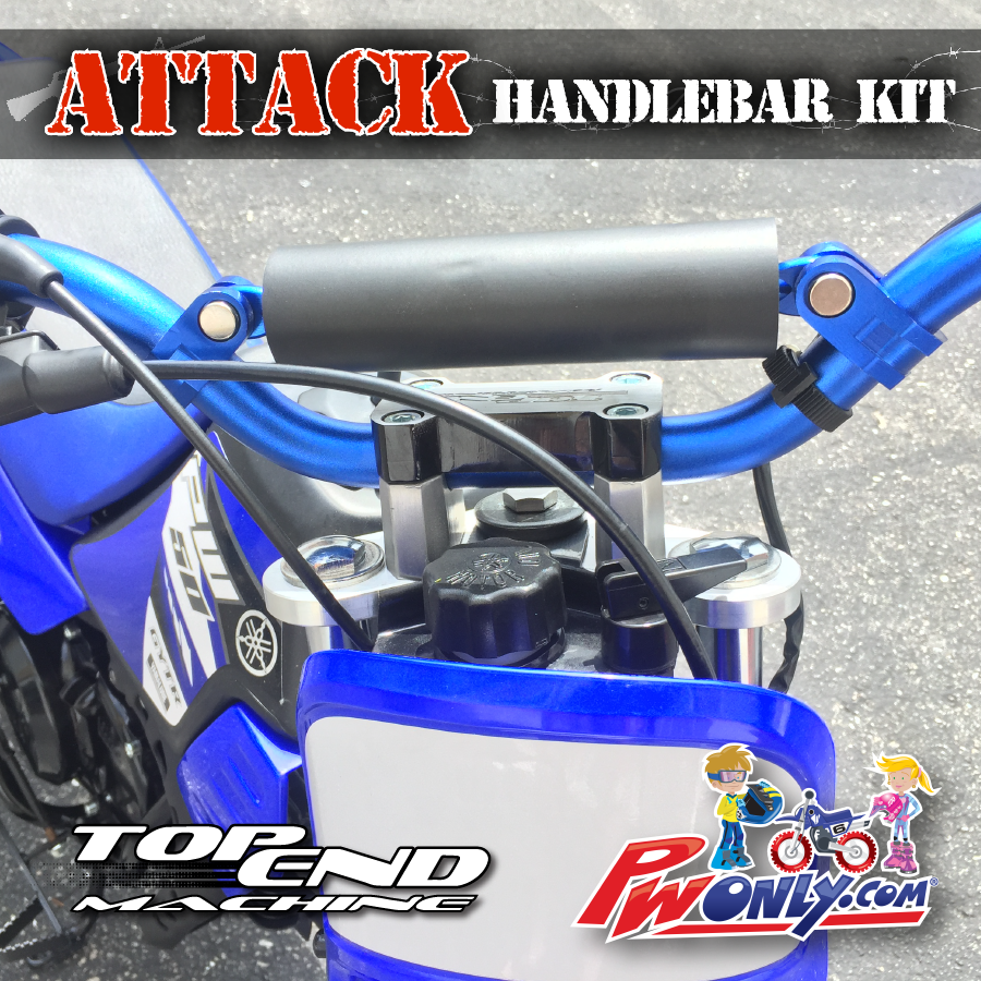 2 Pieces Motorcycle Handlebar Handle Bar Grips for Yamaha PW Peewee50 