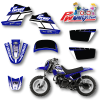 PW50 Blue Plastic, Fuel Tank, Graphics, and Seat - Image 5