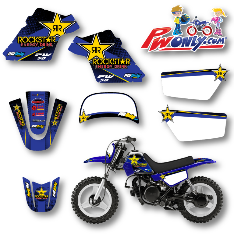 Blue PW50 Graphics Yamaha PW50 & PW80 Parts