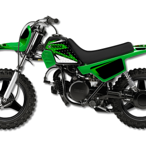 Green Savage Racing Graphics Kit For Yamaha PW50 – Fits All Years
